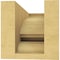 Ekena Millwork 4"W x 8"D x 4"H Wide Diane Rough Cedar Woodgrain TimberThane Corbel, Primed Tan CORUR04X08X04DIARCPR - alternate 2